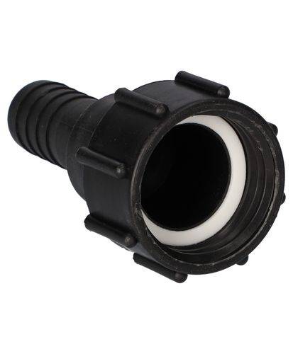 Spezial-Gewindeadapter SG 6 von Din 61 / 31 (I) auf Schlauchanschluss 1 1/4", schwarz-2