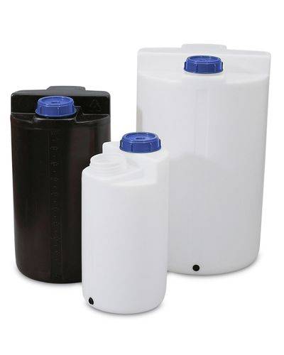 Lager- und Dosierbehälter aus Polyethylen (PE), 500 Liter Volumen, schwarz-0