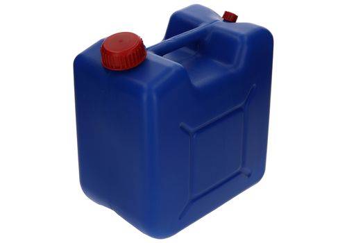 Entsorgungskanister aus PE-HD, mit Einfüllöffnung und Entlüftungsverschraubung, 10 Liter, blau-2