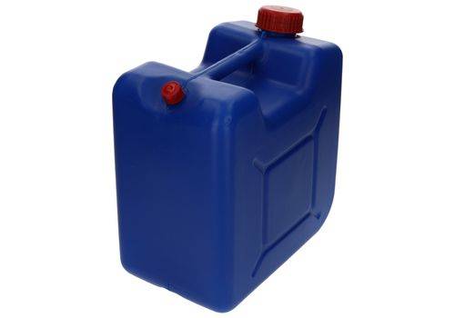 Entsorgungskanister aus PE-HD, mit Einfüllöffnung und Entlüftungsverschraubung, 10 Liter, blau-3
