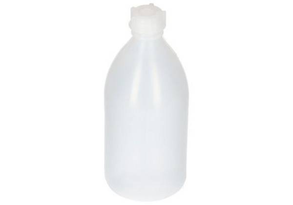 Bio-Enghalsflaschen aus Green-PE, mit Schraubverschluss, 500 ml, 24 Stück