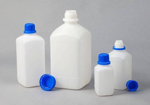 Enghalsflaschen aus HDPE, eckig, natur-transparent, 2500 ml, 9 Stück-1