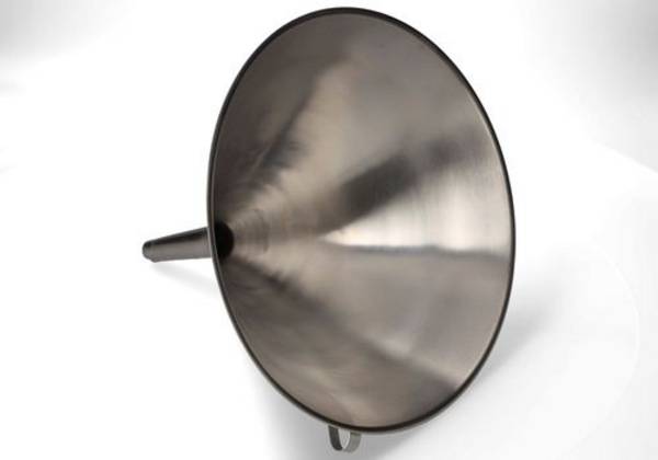 Trichter aus Edelstahl 1.4301,  Außen-Ø 300 mm, 5 Stück