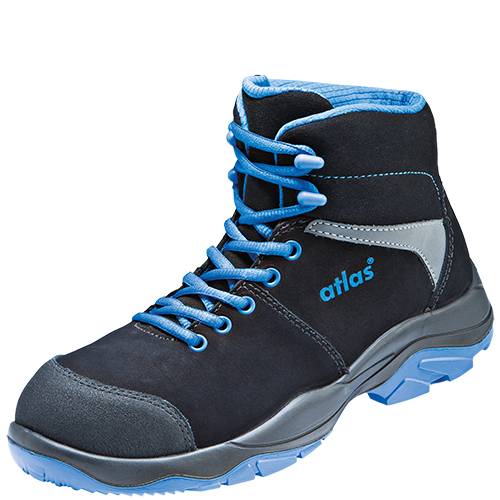 ESD Sicherheitsschuh SL 805 XP blue 2.0, S3, Nubukleder, Unisex, schwarz/royal blau, Größe 45-1