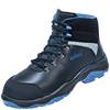 ESD Sicherheitsschuh SL 84 blue 2.0, S2, Glattleder, Unisex, schwarz/royal blau, Größe 40