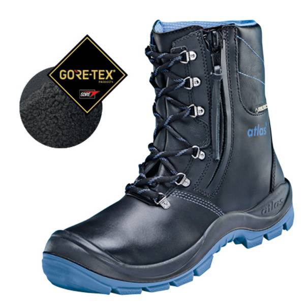Stiefel GTX 945 XP Thermo, S3, Glattleder, Unisex, schwarz/royal blau, Größe 41