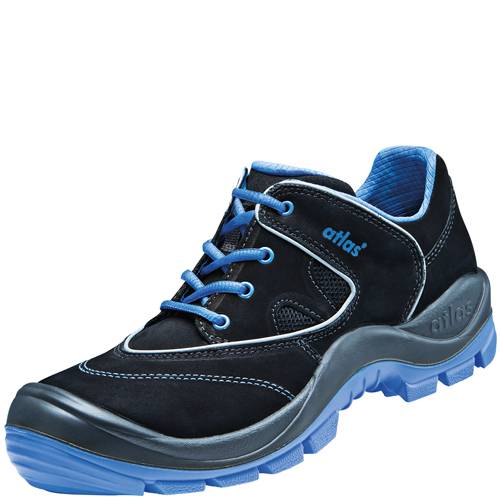 ESD Halbschuh SL 245 XP blue 2.0, S3, Sportline, Unisex, schwarz/royal blau, Größe 45-0