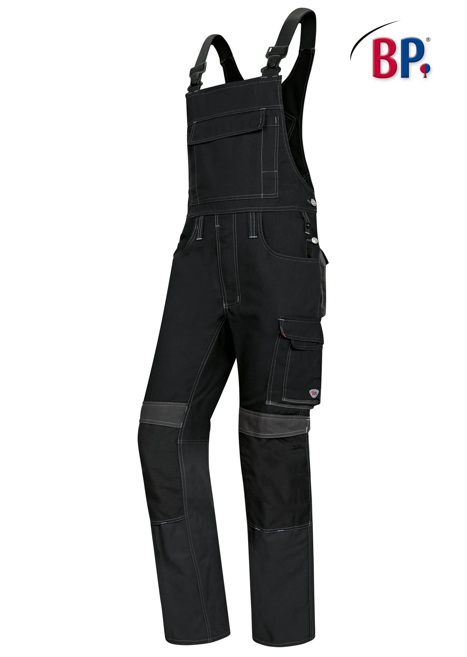 BP® Komfort-Latzhose mit Kniepolstertaschen, Gr. 48l-0