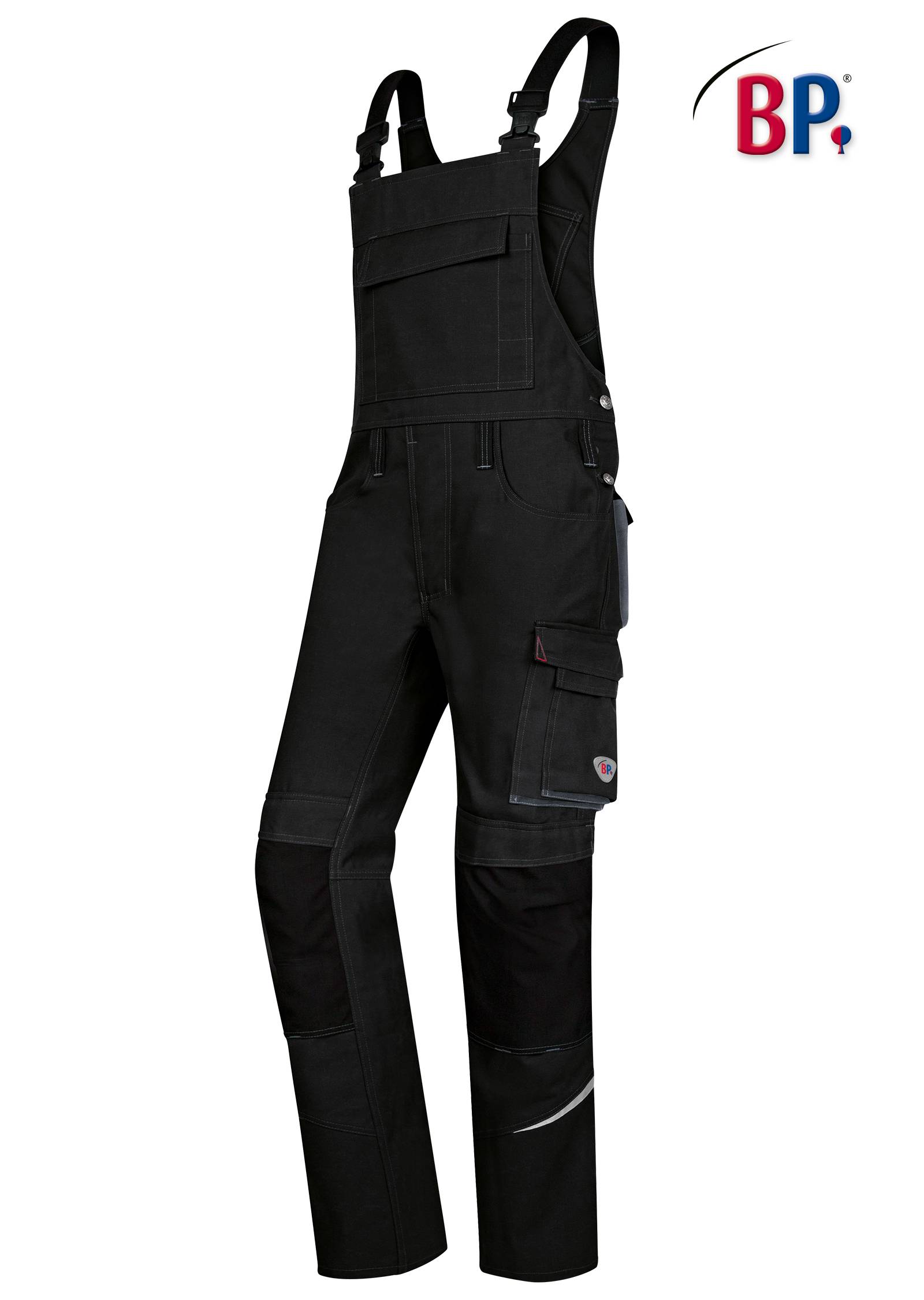 Latzhose 1804 720, Gr. 50,schwarz - Artikel: 4055301114907-1