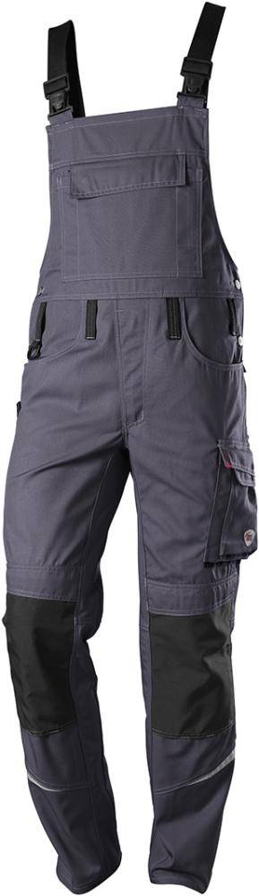 Latzhose 1804 720, Gr. 58,dunkelgrau/schwarz