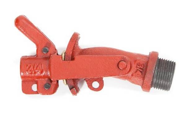 Fasshahn aus Grauguss mit Messingverschlussplatte, 3/4" Gewinde-Ø