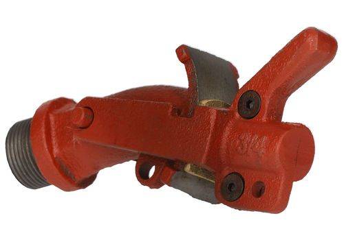 Fasshahn aus Grauguss mit Messingverschlussplatte, 3/4" Gewinde-Ø-3