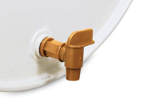 Fasshahn FH 1 aus Polyethylen (PE), 3/4" Gewinde-Ø-0