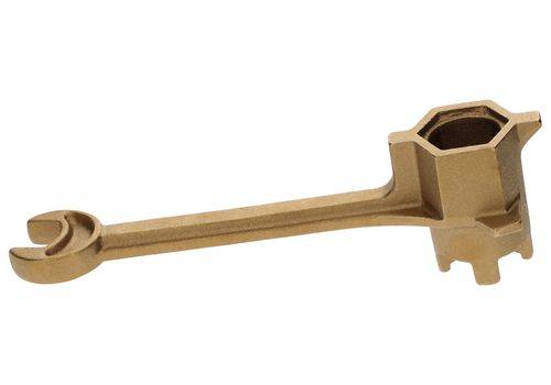 Mehrzweck-Messing-Fassschlüssel, für Spundlöcher und als Maulschlüssel-3