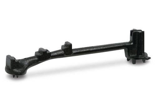 Fassschlüssel aus Gusseisen, lackiert, schwarz-2