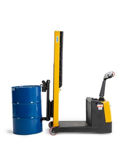 Fassheber, elektrohydraulisch, Fassgreifer mit 130 mm Reichweite, Gegengewicht, 350 kg Traglast-2