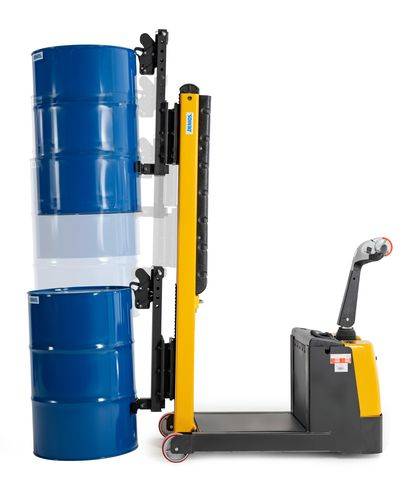 Fassheber, elektrohydraulisch, Fassgreifer mit 130 mm Reichweite, Gegengewicht, 350 kg Traglast-4