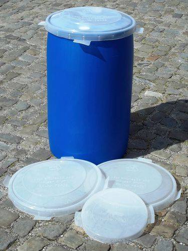 Fassdeckel aus PE für 60-Liter-Fässer, natur-transparent, VE = 5-0
