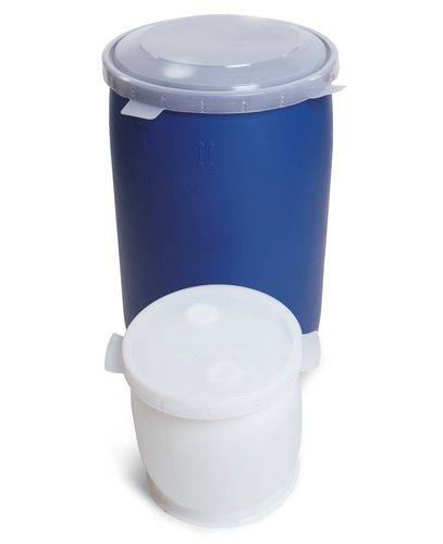 Fassdeckel aus PE für 60-Liter-Fässer, natur-transparent, VE = 5-1