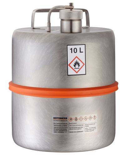 Transportbehälter aus Edelstahl, 10 Liter Volumen-0