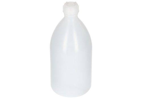 Bio-Enghalsflaschen aus Green-PE, mit Schraubverschluss, 1000 ml, 12 Stück-0