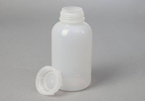 Weithalsflaschen aus LDPE, rund, natur-transparent, 750 ml, 12 Stück-0