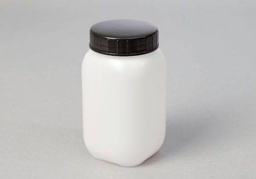 Weithalsflaschen aus HDPE, eckig, natur-transparent, 500 ml, 20 Stück-3