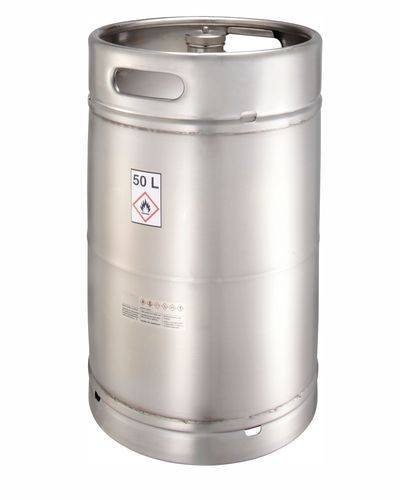 Sicherheitsstandgefäß aus Edelstahl, mit Schraubkappe, 50 Liter Volumen-0