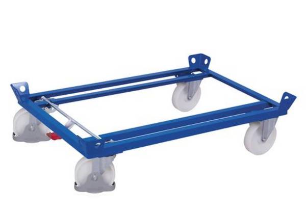 Fahrgestell aus Stahl, mit Polyamidrollen, EasySTOP, 1210 x 810 x 270 mm