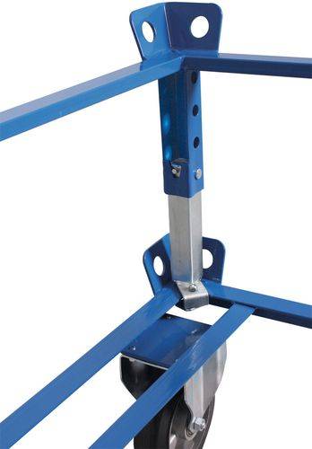 Fahrgestell aus Stahl, mit Polyamidrollen, EasySTOP, 1210 x 810 x 650 mm-2