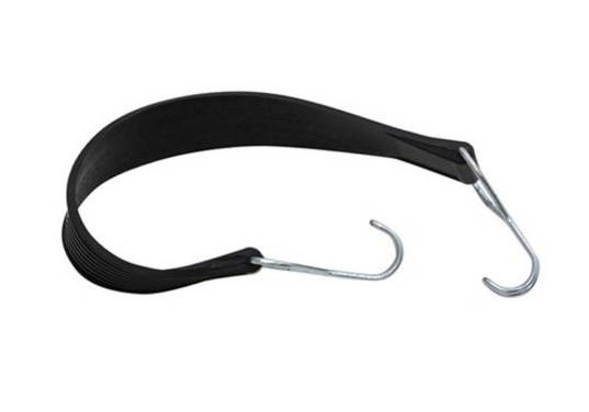 Spanngurt Gum.m.2 Hak.f.Rollbehälter B.720mm