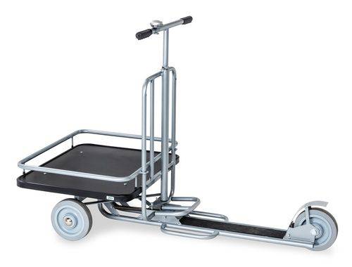 Betriebsroller KM Scooter1, 3 Räder unplattbar, mit Ladefläche, Klingel und Fußbremse-0