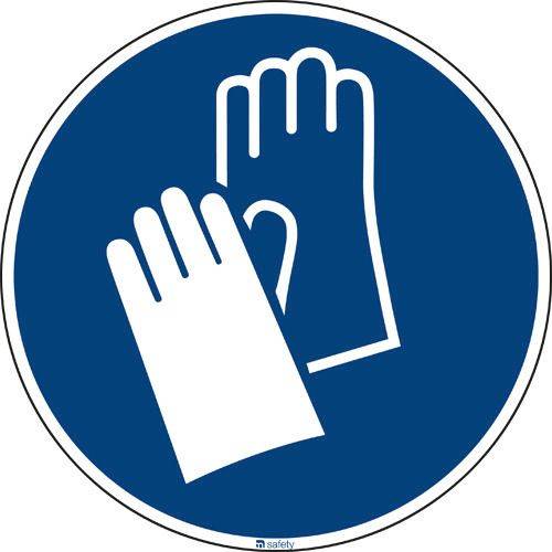 Gebotskennzeichen Handschutz benutzen VE 10 Stk Aluminium Ø 200 mm. H. Marahrens Sicherheits- | Industrie- u.-0