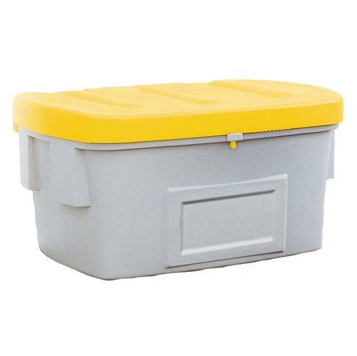 Streugutbehälter SB 550 aus Polyethylen (PE), 550 Liter Volumen, gelber Deckel-0