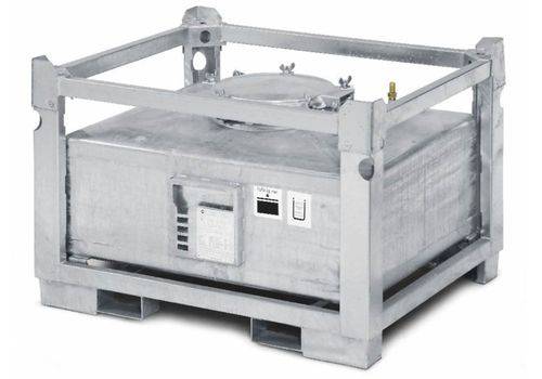 ASF-Behälter, einwandig, 445 Liter Volumen, feuerverzinkt-0