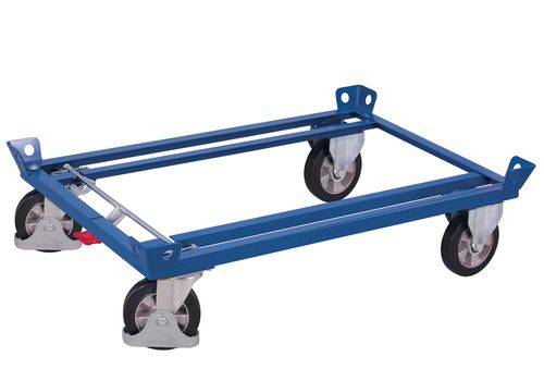 Fahrgestell aus Stahl, mit Vollgummireifen, EasySTOP, 1210 x 810 x 270 mm-0