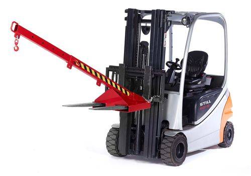 RR Industrietechnik teleskopierbarer Kranarm Typ RLH-T1 bis zu 1000kg Tragkraft RAL 3000 Feuerrot-1