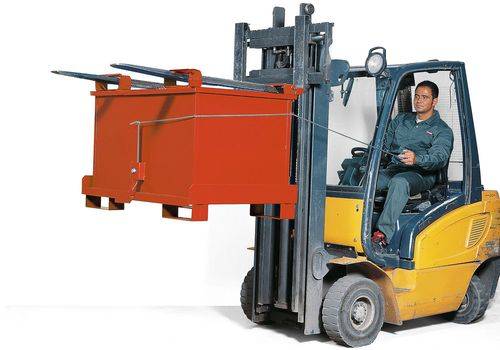 Klappbodenbehälter Classic für Späne, 500 kg Traglast-3