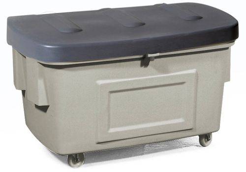 Universalbehälter Typ UB 400, aus Kunststoff (PE), 400 Liter Volumen, Deckel grau-4