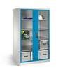 C+P Flügeltürenschrank Acurado, H1950xB1200xT800mm, 7035/5010