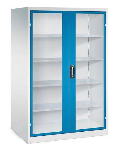 C+P Flügeltürenschrank Acurado, H1950xB1200xT800mm, 7035/5010-3