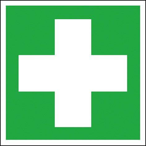 Rettungszeichen Erste Hilfe VE 10 Stk Folie 150 x 150 mm. H. Marahrens Sicherheits- | Industrie- u.-0