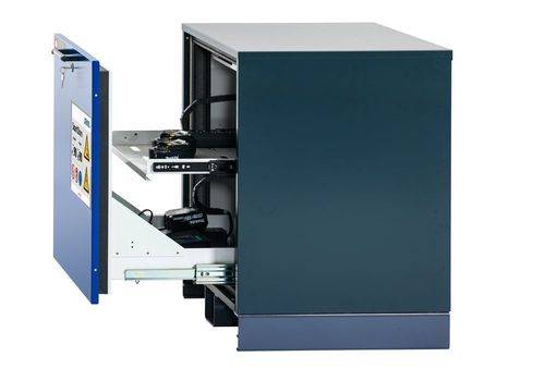 asecos Lithium-Ionen Akku-Ladeschrank, SmartStore-Unterbauschrank, B 600 mm-1