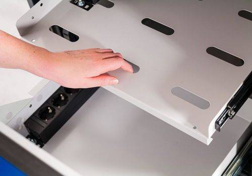 asecos Lithium-Ionen Akku-Ladeschrank, SmartStore-Unterbauschrank, B 600 mm-4