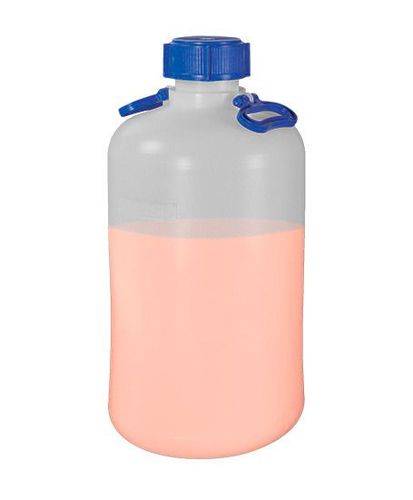 Weithalsflaschen aus PE-HD, mit zwei Tragebügeln und Schraubverschluss, 50 Liter-0