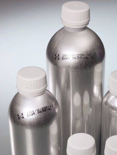 Aluminium-Flaschen, 300 ml, mit UN-Transportzulassung, VE = 15 Stück-3