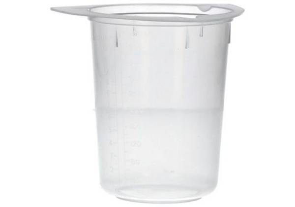 Universal-Messbecher aus PP, mit Ausgusslippen, 400 ml, 24 Stück