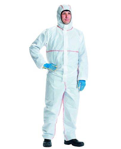 DuPont Einweg-Schutzanzug ProShield 20 SFR, Kat. III, Typ 5, 6, weiß, Gr. L, VE = 50 Stück-1