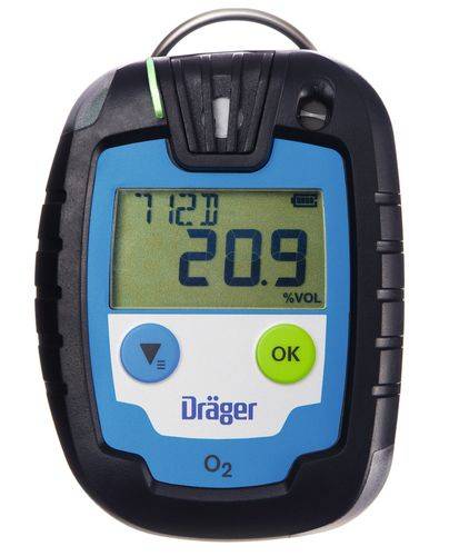 Dräger Gaswarngerät Pac 6000 O2, zeitlimitiert, für Sauerstoff, 0 - 25 Vol.-%-0