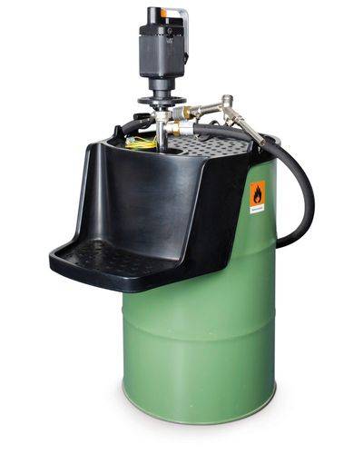 Sicherheits-Abfüllpodest für ein Spundlochfass à 200 Liter, elektrisch ableitfähig-0